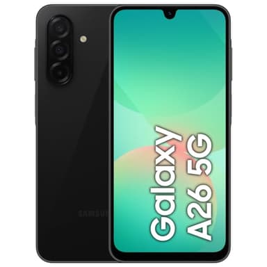 Samsung Galaxy A26 [AU Version] 5G A Series Mobile Phone, Awesome Intelligence, 128GB Storage, 6.7'' Display, Strong Durability, Super Fast Charging, Black