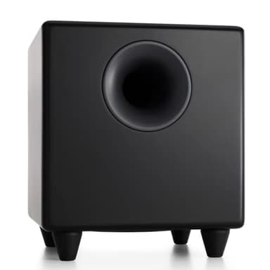 Audioengine S8 250W Powered Subwoofer, Smooth hi-fi Subwoofer, Built-in Amplifier, Designed for Audio and Home Theater Performance (Black)