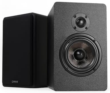 Micca MB42X G2 Passive Bookshelf Speakers for Home Theater Surround Sound, Stereo, and Passive Near Field Monitor, 2-Way (Black, Pair)
