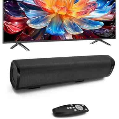 TV Sound Bar,Mini Soundbar, Bluetooth 5.0 Bar Speaker 50W 16'' Compact TV Speaker with Built-in DSP,with ARC/Optical/AUX Connection,3 Equalization Modes,Home Theater 3D Surround Sound